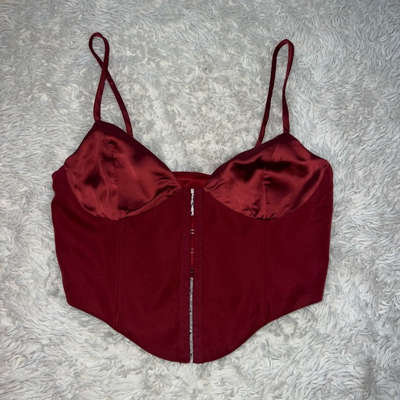 NWOT Princess Polly Red Corset - Picture 3 of 6